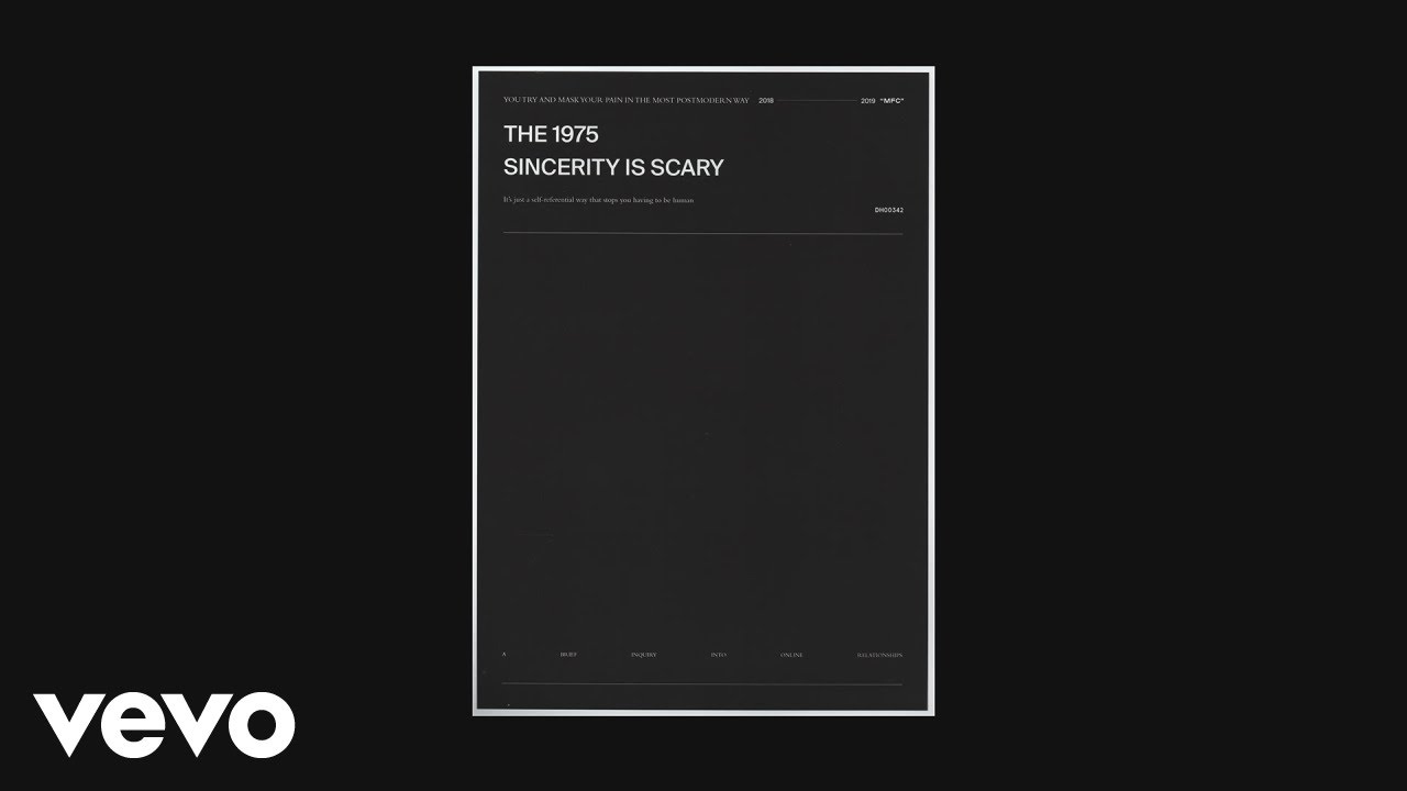 The 1975 - Sincerity Is Scary